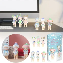 SONNY ANGELS SERIES MINI FIGURE ANIME ORNAMENTI TELEFONO SCRIVANIA COMPUTER CON ADESIVO