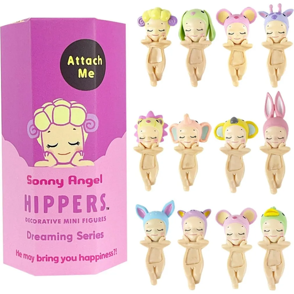 SONNY ANGELS SERIES MINI FIGURE ANIME ORNAMENTI TELEFONO SCRIVANIA COMPUTER CON ADESIVO