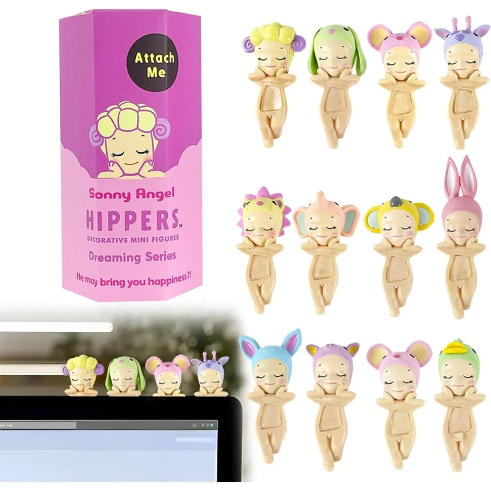SONNY ANGELS SERIES MINI FIGURE ANIME ORNAMENTI TELEFONO SCRIVANIA COMPUTER CON ADESIVO
