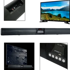 SOUNDBAR SUBWOOFER CASSA AUDIO HOME CINEMA TV IMPIANTO SURROUND USB TF BLUETOOTH