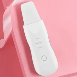 SPATOLA ULTRASUONI PULIZIA VISO PELLE ELIMINA PUNTI NERI 3 FUNZIONI