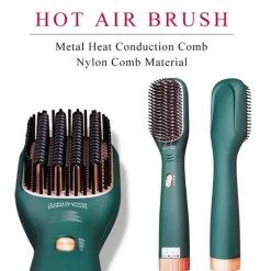 SPAZZOLA AD ARIA ELETTRICA MULTIFUNZIONALE ASCIUGA PETTINA CAPELLI 1000W Q-M623