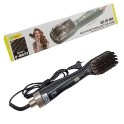 SPAZZOLA AD ARIA ELETTRICA MULTIFUNZIONALE ASCIUGA PETTINA CAPELLI 1000W Q-M623