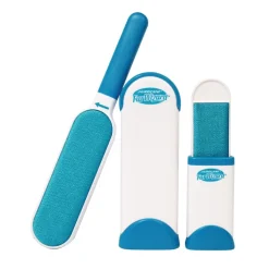 SPAZZOLA AUTOPULENTE RIMUOVE PELO POLVERE DOPPIA FACCIA TESSUTI PELO CANE GATTO