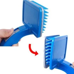 SPAZZOLA CARDATORE AUTOPULENTE PER PELI MORTI CANI E GATTI ANIMALI BRISTLES