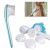 SPAZZOLA CORPO ELETTRICA SPIN SPA DOCCIA 5 IN 1 MASSAGGIO SCHIENA POMICE SPUGNA
