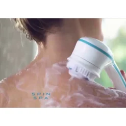 SPAZZOLA CORPO ELETTRICA SPIN SPA DOCCIA 5 IN 1 MASSAGGIO SCHIENA POMICE SPUGNA