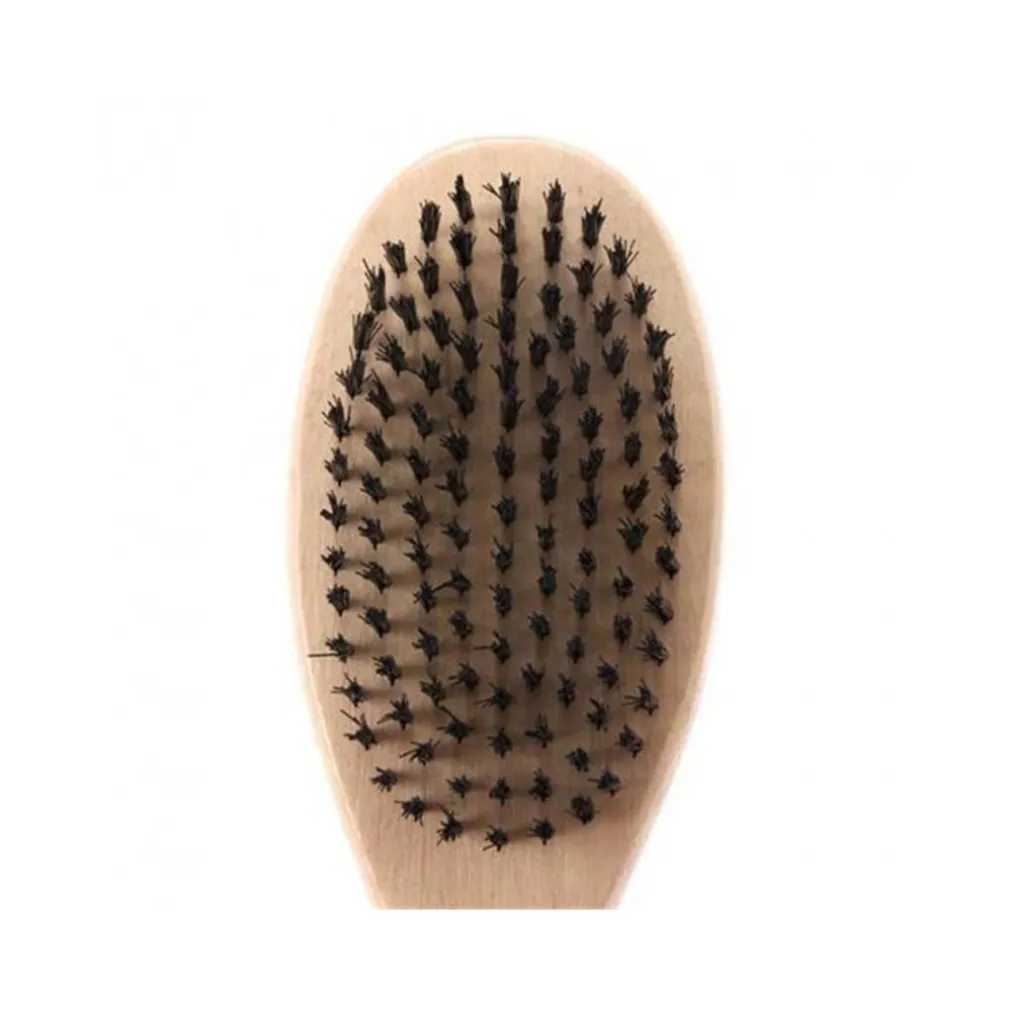 SPAZZOLA DOPPIA PER CANI ANIMALI GATTI RASTRELLA PETTINA CARDATORE OVALE LEGNO