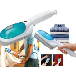 SPAZZOLA ELETTRICA GETTO VAPORE ABITI VESTITI FERRO DA STIRO VERTICALE VIAGGIO