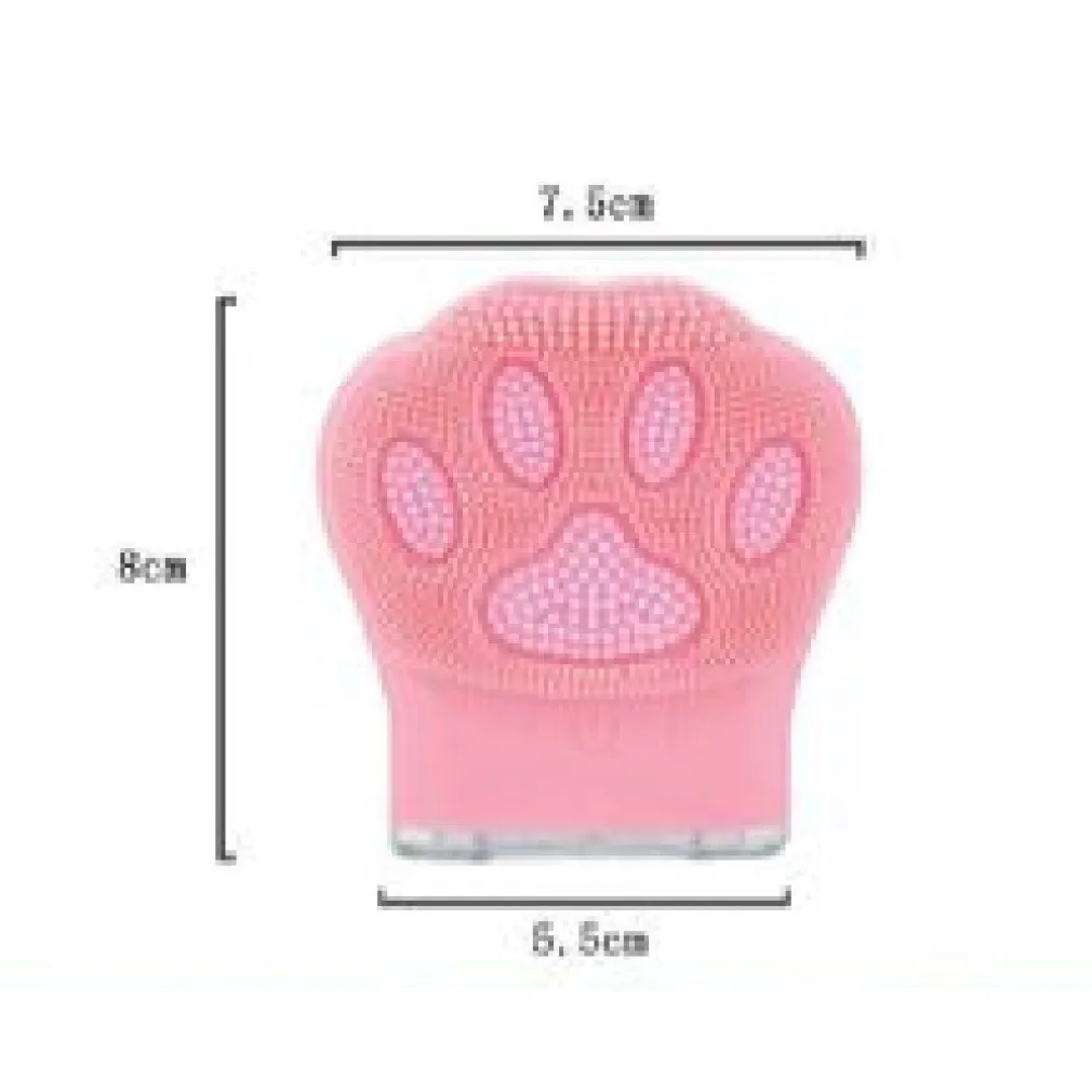 SPAZZOLA FORMA ZAMPA PULIZIA VISO ELETTRICA FACCIALE DETERGENTE MASSAGGIO MX-8422