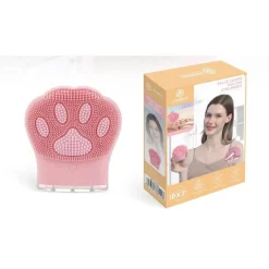 SPAZZOLA FORMA ZAMPA PULIZIA VISO ELETTRICA FACCIALE DETERGENTE MASSAGGIO MX-8422