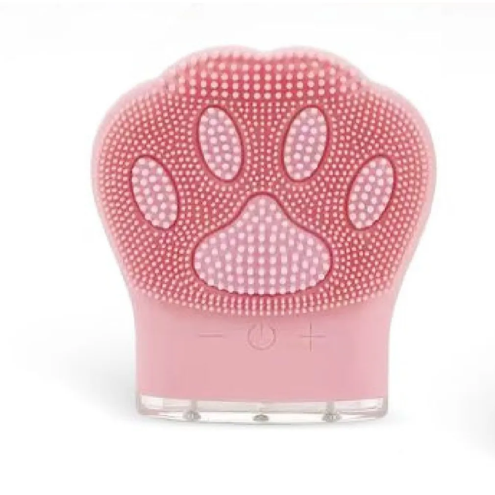 SPAZZOLA FORMA ZAMPA PULIZIA VISO ELETTRICA FACCIALE DETERGENTE MASSAGGIO MX-8422