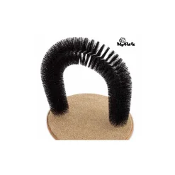 SPAZZOLA MASSAGGIATORE PER GATTI ARCO ARCHETTO PER GATTI CON BASE TIRAGRAFFI