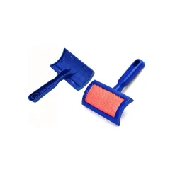 SPAZZOLA PER CANI E GATTI 8X14 CM CON CARDATORE PETTINI PER PELO PROTEZIONE AGHI