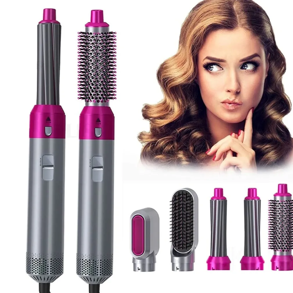 SPAZZOLA PIASTRA ARRICCIACAPELLI PHON ASCIUGACAPELLI 5IN1 MULTIFUNZIONE CERAMICA