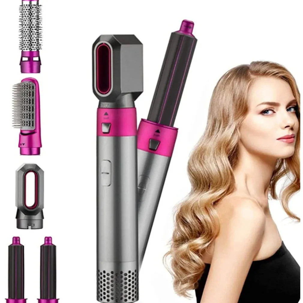 SPAZZOLA PIASTRA ARRICCIACAPELLI PHON ASCIUGACAPELLI 5IN1 MULTIFUNZIONE CERAMICA