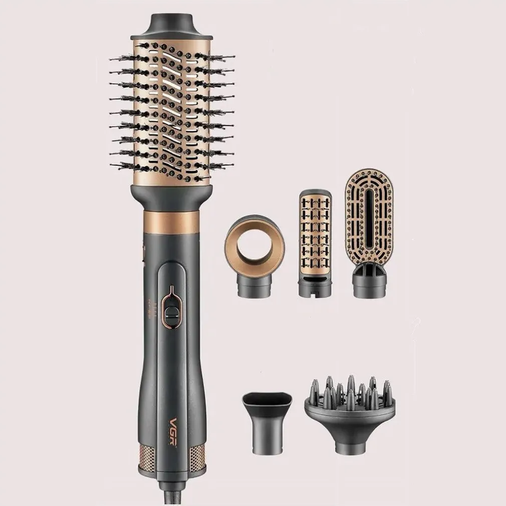 SPAZZOLA PIASTRA ASCIUGACAPELLI AD ARIA CALDA 6IN1 V-491 STYLER MULTIFUNZIONALE