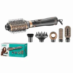 SPAZZOLA PIASTRA ASCIUGACAPELLI AD ARIA CALDA 6IN1 V-491 STYLER MULTIFUNZIONALE