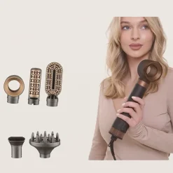 SPAZZOLA PIASTRA ASCIUGACAPELLI AD ARIA CALDA 6IN1 V-491 STYLER MULTIFUNZIONALE