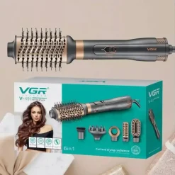 SPAZZOLA PIASTRA ASCIUGACAPELLI AD ARIA CALDA 6IN1 V-491 STYLER MULTIFUNZIONALE