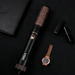 SPAZZOLA PIASTRA TERMICA STYLER AD ARIA CALDA ASCIUGA ARRICCIA CAPELLI VGR V-559