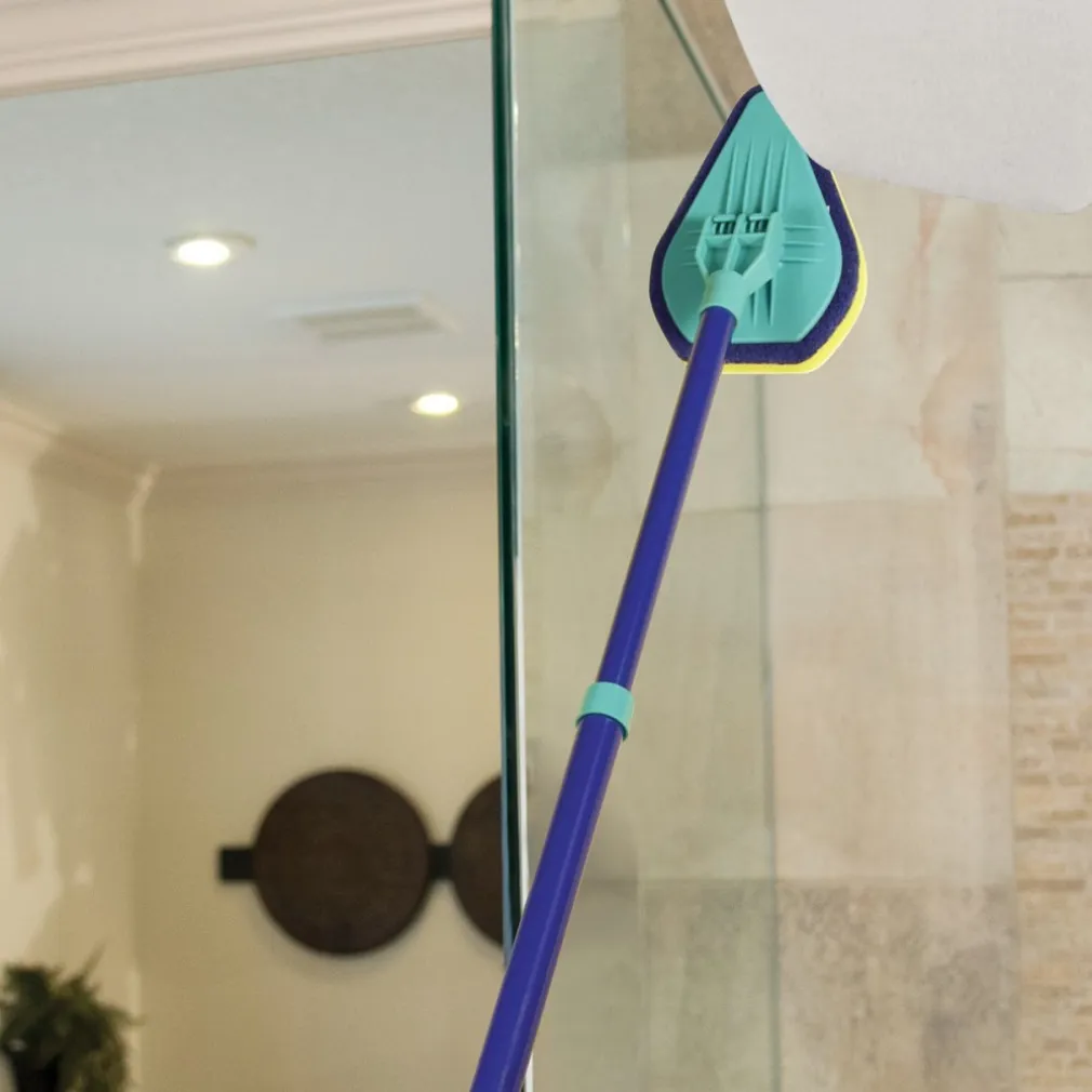SPAZZOLA PULISCI PIASTRELLE FINESTRE BAGNI ALLUNGABILE 3 IN 1 CLEAN REACH