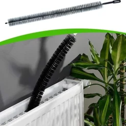 SPAZZOLA PULISCI TERMOSIFONE PULITERMO SCOVOLO PULIZIA POLVERE CALORIFERO 80CM