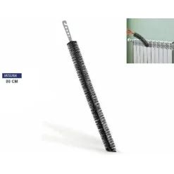 SPAZZOLA PULISCI TERMOSIFONE PULITERMO SCOVOLO PULIZIA POLVERE CALORIFERO 80CM
