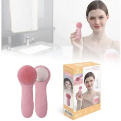 SPAZZOLA PULIZIA VISO ELETTRICA FACCIALE DETERGENTE MASSAGGIO SILICONE MX-8419