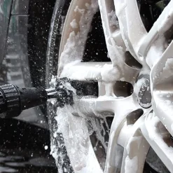 SPAZZOLA ROTANTE ACQUA PULISCI MOTO AUTO BICICLETTA LAVAGGIO CERCHIONI BRUSHHERO