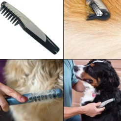 SPAZZOLA SCIOGLI TAGLIA NODI PELI PER CANI E GATTI TOELETTATURA KNOT OUT AWAY