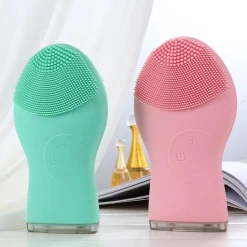 SPAZZOLA ULTRASONICA PER PULIZIA VISO FACCIA ESFOLIANTE MASSAGGIATORE ANTIETà