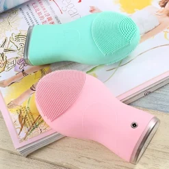 SPAZZOLA ULTRASONICA PER PULIZIA VISO FACCIA ESFOLIANTE MASSAGGIATORE ANTIETà