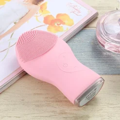 SPAZZOLA ULTRASONICA PER PULIZIA VISO FACCIA ESFOLIANTE MASSAGGIATORE ANTIETà