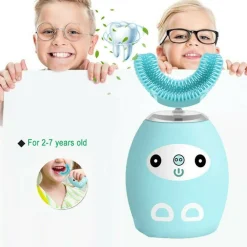 SPAZZOLINO ELETTRICO A ULTRASUONI BAMBINI PULIZIA E SBIANCAMENTO DENTI Q-YS13
