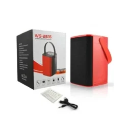 SPEAKER ALTOPARLANTE CASSA BLUETOOTH WS-2616 AUX RADIO FM USB TF MP3