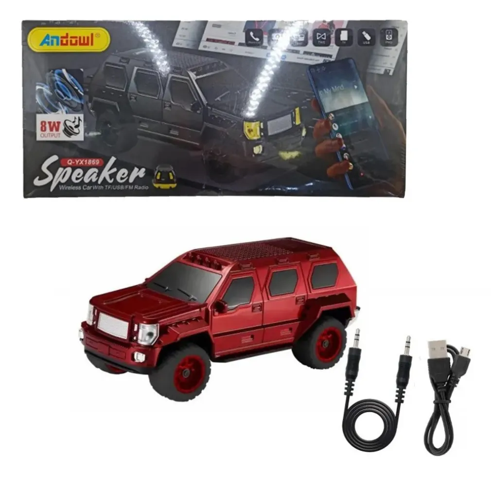 SPEAKER BLUETOOTH AUTO 8W Q-YX1869 ALTOPARLANTE WIRELESS RICARICABILE CON RADIO