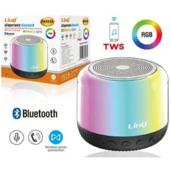 SPEAKER BLUETOOTH RGB PORTATILE PK6834 CASSA ALTOPARLANTE CON LUCE LED WIRELESS
