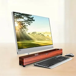 SPEAKER CASSA SOUNDBAR LEGNO AUX BLUETOOTH 4.2 WIRELESS SMARTPHONE TV TABLET PC