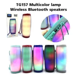 SPEAKER PORTATILE CASSA BLUETOOTH TG-157 LUCE COLORATE LED USB TF VIVAVOCE