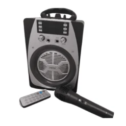 SPEAKER PORTATILE KARAOKE ALTOPARLANTE BLUETOOTH WIRELESS MICROFONO LED Q-YX606