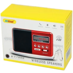 SPEAKER WIRELESS BLUETOOTH RICARICABILE ALTOPARLANTE RADIO FM PORTATILE Q-Y7000