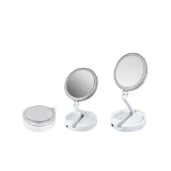 SPECCHIO DA TAVOLO ZOOM 3X CON SUPPORTO + ROTAZIONE 360 GRADI DONNE BELLEZZA