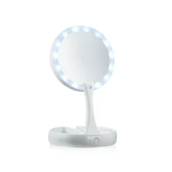 SPECCHIO DA TAVOLO ZOOM 3X CON SUPPORTO + ROTAZIONE 360 GRADI DONNE BELLEZZA