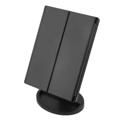 SPECCHIO DA TRUCCO ILLUMINATO 22 LED PORTATILE 4 SPECCHI MAKE UP 1X 2X 3X 180°