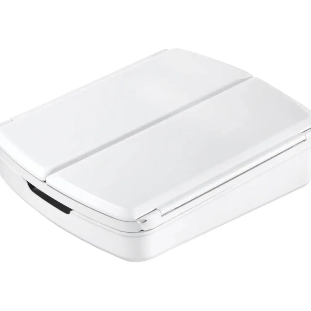 SPECCHIO MAKE UP CON LUCI A LED E CASSETTI PER TRUCCO REGOLABILE PIEGHEVOLE AWAY