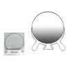 SPECCHIO PER COSMETICI RASOIO BARBA TRUCCO MAKE UP INGRANDIMENTO 5″ PVC 07092