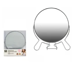 SPECCHIO PER COSMETICI RASOIO BARBA TRUCCO MAKE UP INGRANDIMENTO 8″ PVC 07095