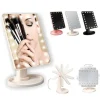 SPECCHIO TRUCCO LUCI 16 LED GIREVOLE 360° GRADI MAKE UP LARGE MIRROR