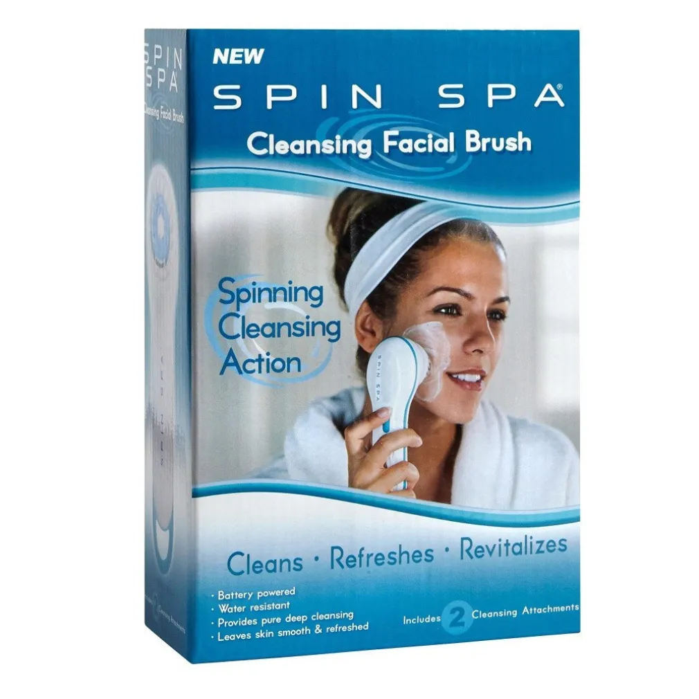 SPIN SPA SPAZZOLA PULIZIA DEL VISO 3IN1 PULISCE RIVITALIZZA PER LA CURA DEL VISO